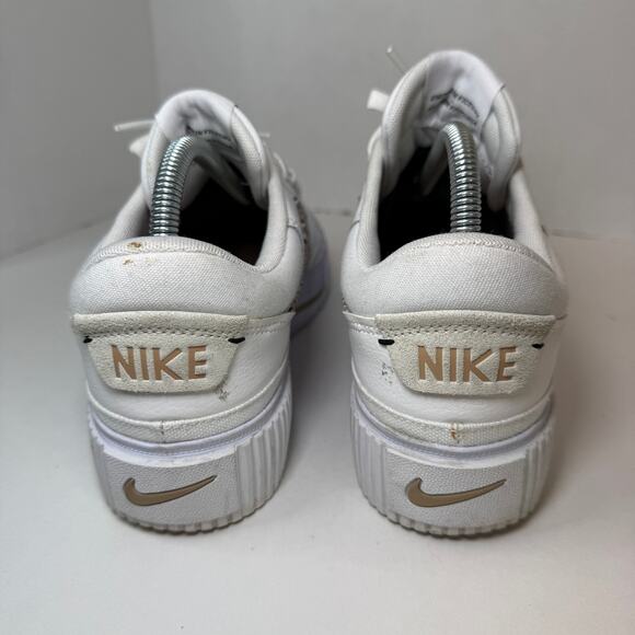 Nike Court Legacy Lift Sneaker Shoes White Hemp Black Summit Women's Size 10 - Picture 6 of 9